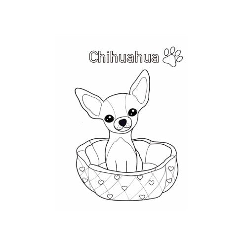 Cachorritos para colorear