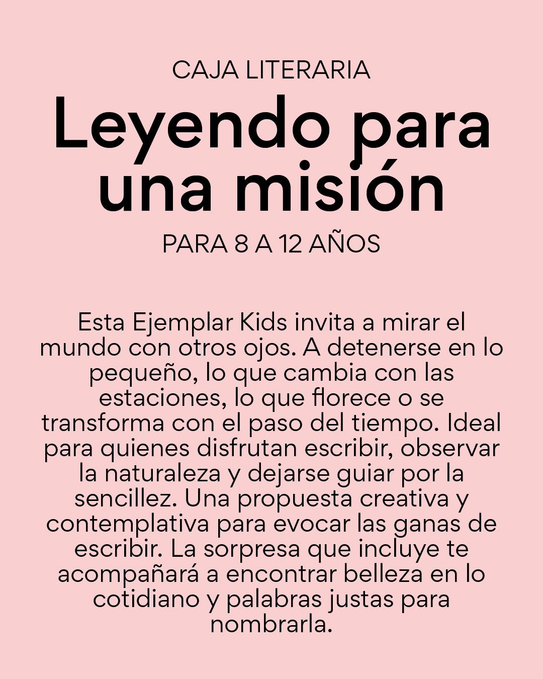 Leyendo para una misión