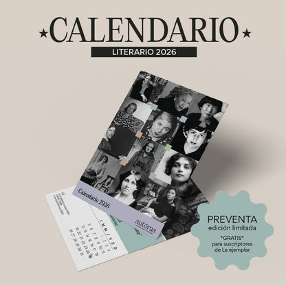 Calendario Literario 2026 - PREVENTA