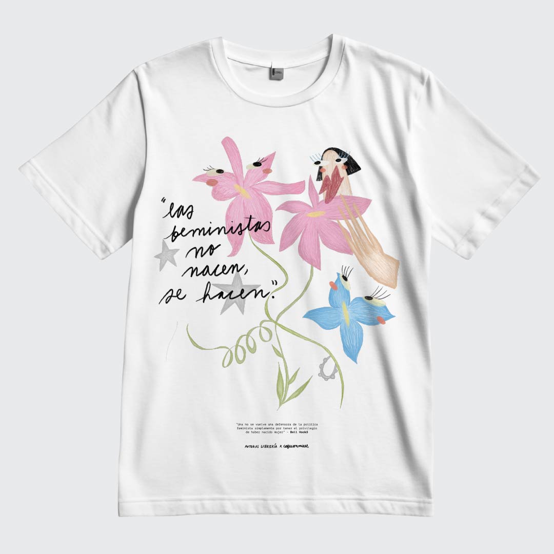 Colección poleras 8M - bell hooks x Cafeconmiel