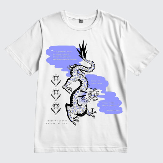 Colección poleras 8M - Mariana Enríquez x Aluna Tattoo