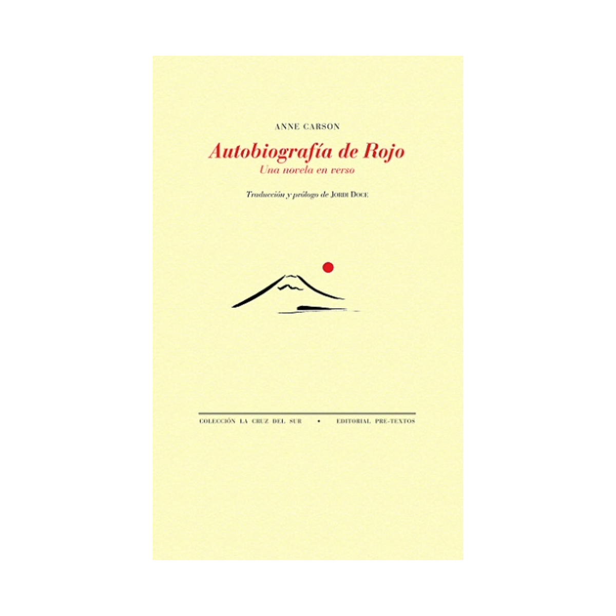 Autobiografía de rojo - Pre-textos