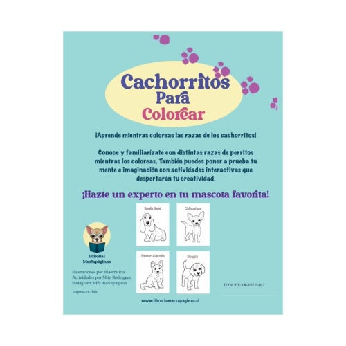 Cachorritos para colorear
