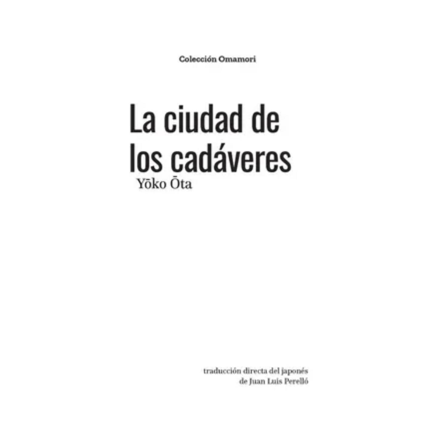 La ciudad de los cadáveres