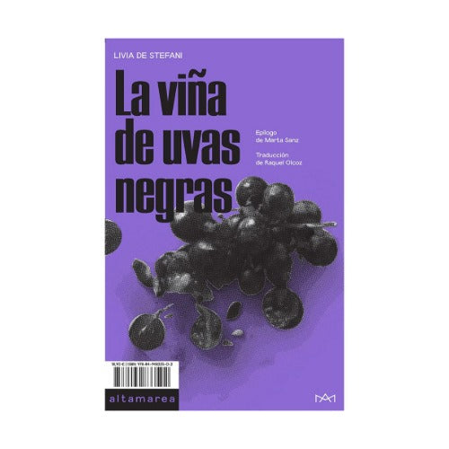 La viña de uvas negras
