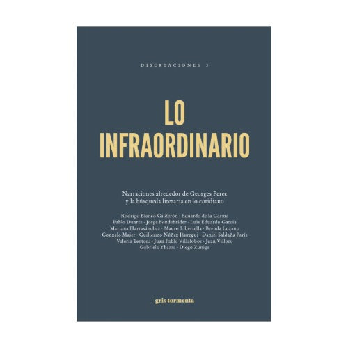 Lo infraordinario