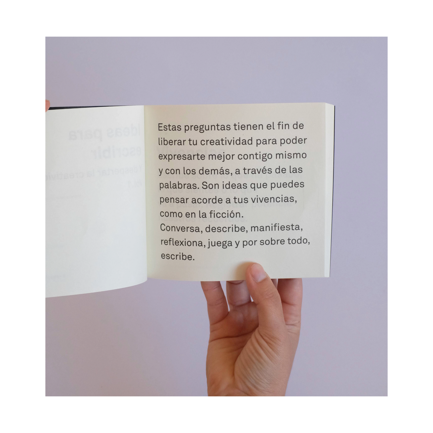 Ideas para escribir. Vol I