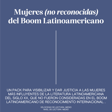 Mujeres (no reconocidas) del Boom Latinoamericano - Pack literario